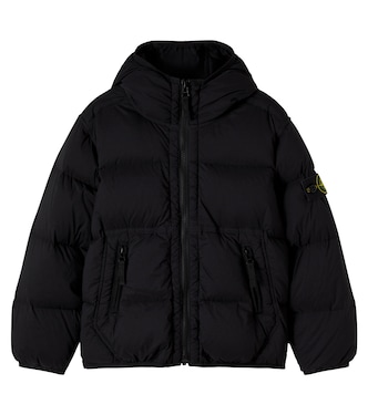 Compass down puffer jacket | Stone Island Junior