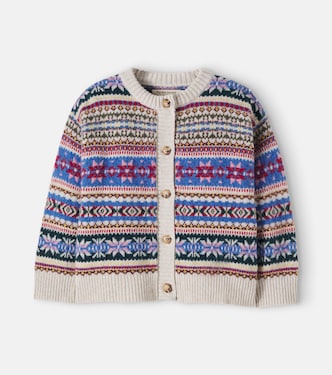 Cardigan en laine mélangée à motif Fair Isle | The New Society