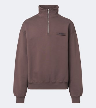 Camionneur half-zip cotton jersey sweatshirt | Jacquemus
