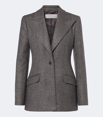 Leiva herringbone cashmere and wool blazer | Gabriela Hearst