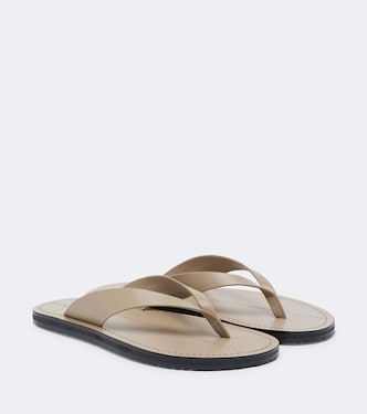 Flora leather thong sandals | A.Emery