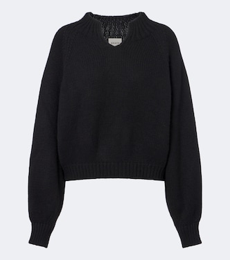 Cropped cashmere sweater | Khaite