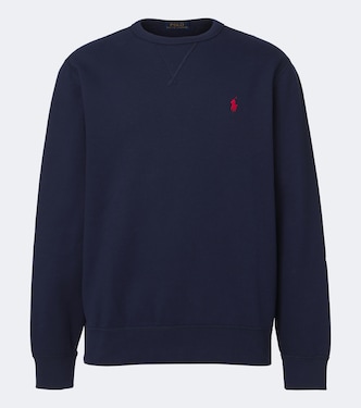 Pony cotton-blend fleece sweatshirt | Polo Ralph Lauren