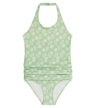 Gruppy stretch-jersey swimsuit | Caramel