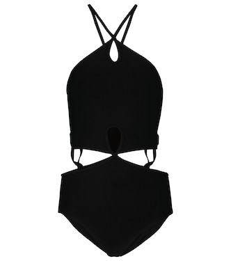 Cutout halterneck swimsuit | Christopher Esber