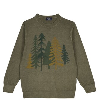 Pull en laine imprimé | Il Gufo