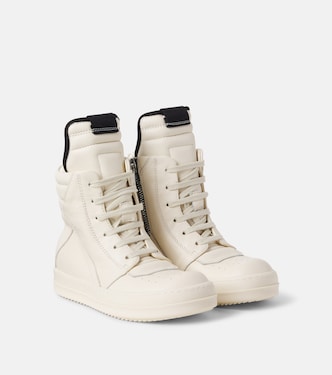 Geobasket leather high-top sneakers | Rick Owens Kids