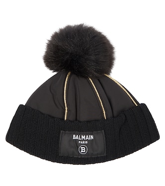 Logo beanie | Balmain Kids