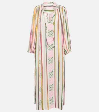 Robe midi en coton | Velvet