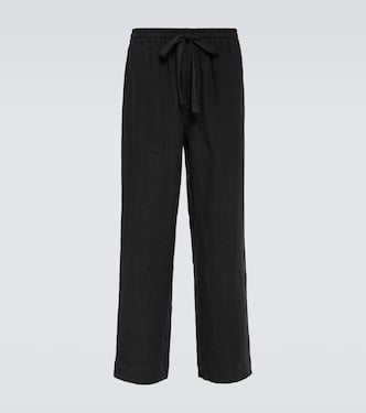 Pantaloni a gamba larga in lino | Commas