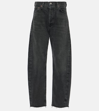 Luna high-rise barrel-leg jeans | Agolde