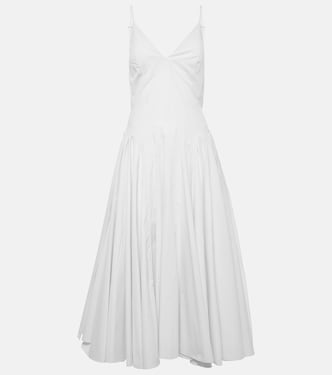 Solene cotton poplin midi dress | Tove