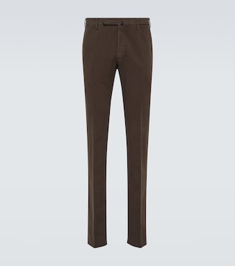 Cotton slim pants | Slowear