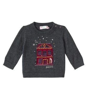 Baby Almire embroidered wool sweater | Bonpoint