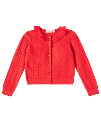 Emy cotton and linen-blend cardigan | Bonpoint