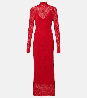 Lethe pointelle wool and silk maxi dress | Gabriela Hearst