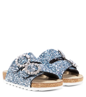 Sandalen mit Glitter | Monnalisa