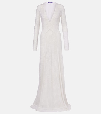 Knitted silk and cashmere gown | Ralph Lauren Collection