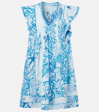 Robe Camelia imprimée en coton | Poupette St Barth