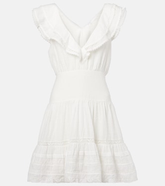 Robe Della rayée en coton | Poupette St Barth