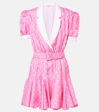 Robe en sergé de soie à pois | Rodarte