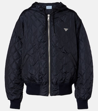 Hooded quilted jacket  | Prada