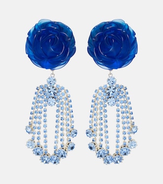 Embellished floral drop earrings | Magda Butrym