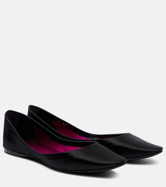 Ballerinas Lou aus Satin | Saint Laurent