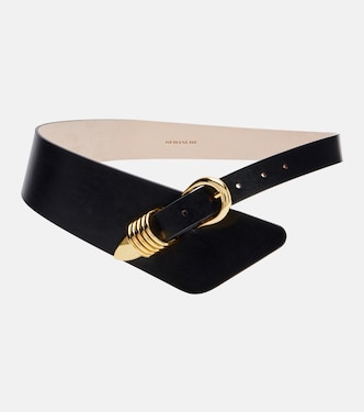Alcott asymmetric leather belt | Déhanche