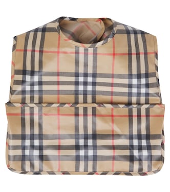 Bebé - babero Burberry Check de algodón | Burberry Kids