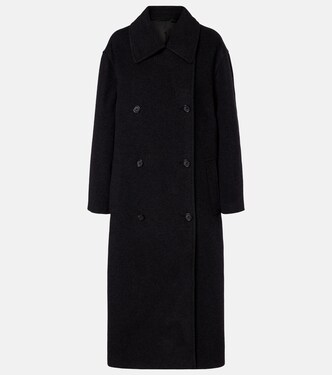 Shield double-breasted wool-blend coat | Toteme