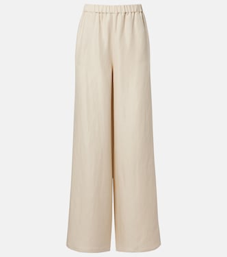 Oro linen and silk wide-leg pants | Max Mara