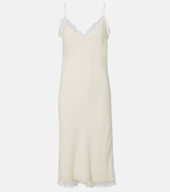 Lace-trimmed slip dress | Róhe