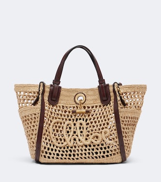 Chloé Iconic Small raffia tote bag | Chloé