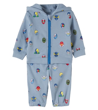 Baby printed cotton jersey sweatshirt and sweatpants set | Stella McCartney Kids