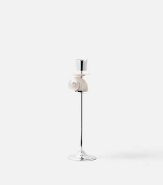 Shell sterling silver candle holder | Tavares 1922