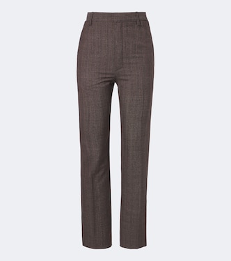 Pinstripe straight pants | Victoria Beckham