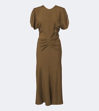 Bela ruched midi dress | Victoria Beckham