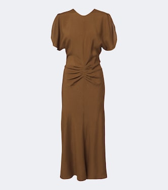Bela ruched midi dress | Victoria Beckham