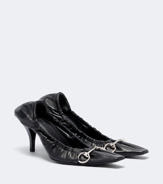 Pumps Vittoria Horsebit aus Leder | Gucci