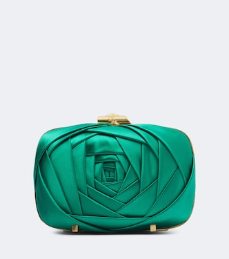 Rose Vivier satin clutch | Roger Vivier