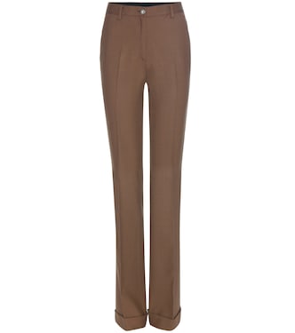 Pantalon en laine vierge | Miu Miu