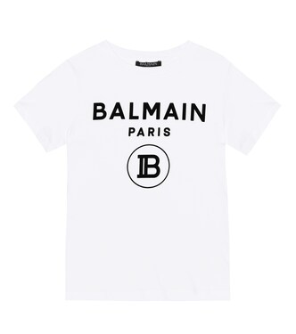 Logo cotton T-shirt | Balmain Kids