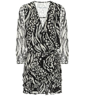 Robe Kiran imprimée en soie | Veronica Beard