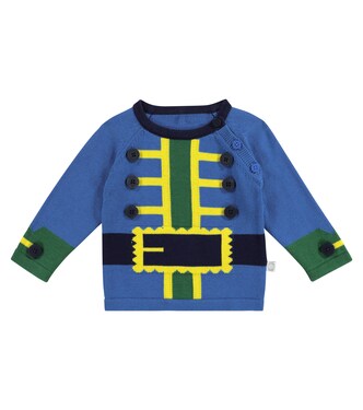 Baby - Pullover a intarsio in cotone | Stella McCartney Kids