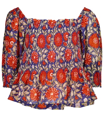 Top Corryn aus Baumwolle | Velvet