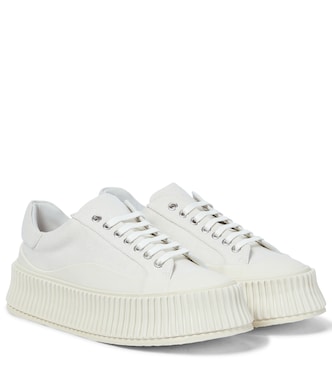 Canvas platform sneakers | Jil Sander