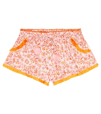 Lulu floral shorts | Poupette St Barth Kids