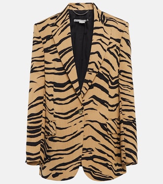 Jacquard wool-blend blazer | Stella McCartney