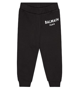 Baby logo cotton sweatpants | Balmain Kids